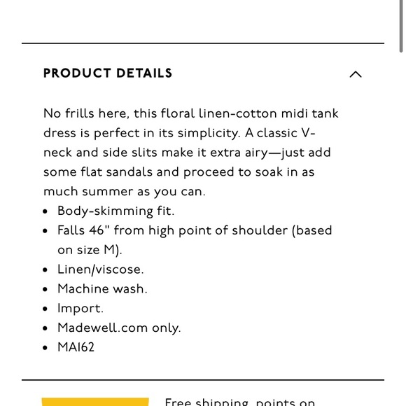 MW LINEN-BLEND MIDI DRESS - Picture 9 of 9